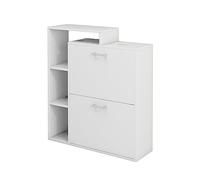 Vicco Scarpiera da ingresso Tobias, Bianco, 80 x 90 cm