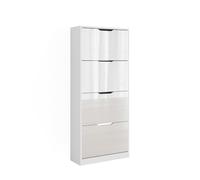 Vicco Scarpiera Luca, Bianco/bianco lucido, 59 x 137 cm