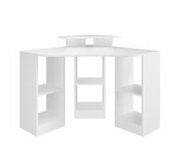 Vicco Scrivania angolare Artur, Bianco, 94 x 94 cm