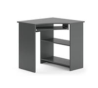 Vicco Scrivania angolare Odin, Antracite, 83 x 76 cm