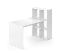 Vicco Scrivania con ripiani Emir, Bianco, 72 x 143.8 cm