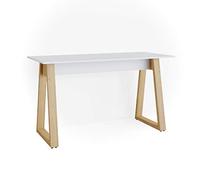 Vicco Scrivania Nautica, Bianco/Rovere, 138 x 60 cm
