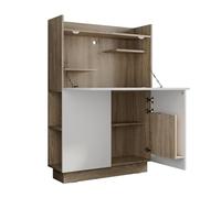 Vicco Scrivania per segretaria Alena, Sonoma, 85 x 27 cm, adatto per lavorare in modo salvaspazio e per un'organizzazione ordinata