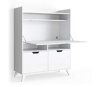 Vicco Scrivania per segretaria Berdi, Bianco, 110 x 45 cm