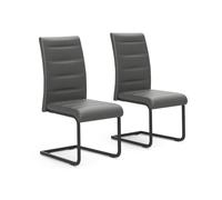 Vicco Sedia a sbalzo Salvo, Grigio/Nero,