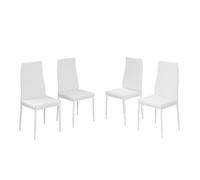 Vicco Sedia da sala da pranzo Grand, Bianco, 42.5 x 48 cm Set di 4, per l’utilizzo come set da pranzo in cucina o sala da pranzo