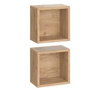 Vicco Senyo Specchio Vanity Midi Mensola a Muro Tall Unit (Antracite, Goldkraft)