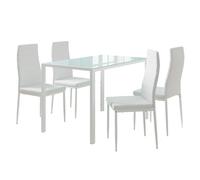 Vicco Set da pranzo Grand, Bianco, 120 x 75 cm