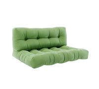 Vicco Set di cuscini per pallet "Flocken", Verde, 120 x 80 cm 2 parti, per l’imbottitura di sedute e schienali su pallet europallet