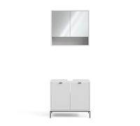 Vicco Set di mobili da bagno Eliza, Bianco, 70 cm