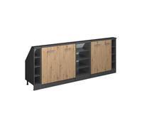 Vicco Set di mobili sottotetto Rion, Rovere artigianale/antracite, Set di 5