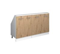 Vicco Set di mobili sottotetto Rion, Rovere artigianale/bianco, Set di 2