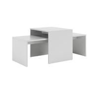 Vicco Set di tavolini Donat, Bianco, 100 x 48 cm