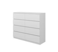 Vicco set mobili bagno Calisto, Bianco/Bianco, 120 x 101.5 cm
