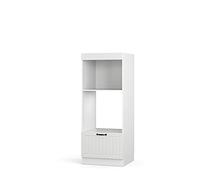 Vicco Set mobili bagno Fame-Line, Bianco casa di campagna, 60 cm aperto