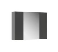 Vicco Specchio contenitore bagno Leopold, Antracite, 80 x 59.2 cm con ripiani, che trova posto in ogni bagno