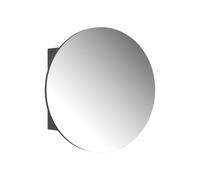 Vicco Specchio contenitore bagno Loki, Antracite, 50 x 50 cm | con 2 scomparti, per montaggio a parete con specchio e ripiano