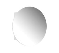 Vicco Specchio contenitore bagno Loki, Bianco, 70 x 70 cm | con 2 scomparti, per montaggio a parete con specchio e ripiano