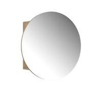Vicco Specchio contenitore bagno Loki, Rovere dorato, 60 x 60 cm | con 2 scomparti, per montaggio a parete con specchio e ripiano