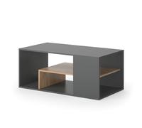 Vicco Tavolino da salotto Edgar, Antracite/quercia dorata, 110 x 59 cm