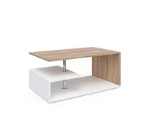 Vicco Tavolino da salotto Guillermo, Bianco/Sonoma, 91 x 52.6 cm