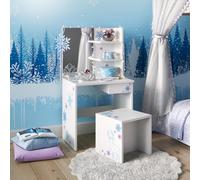 Vicco Tavolino da toilette per bambini Schneeflocke, Bianco, 54.8 cm, adatto per la conservazione di cosmetici e accessori