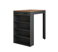 Vicco tavolo bar alto Repose, Rovere dorato/antracite, 67 x 100 cm