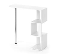 Vicco Tavolo bar alto Vincent, Bianco, 113 x 40 cm