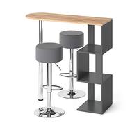Vicco Tavolo bar alto Vincent, Rovere dorato, 113 x 39.8 cm