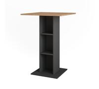 Vicco Tavolo da bar Repose, Rovere dorato/antracite, 75 x 75 cm