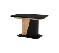 Vicco tavolo da pranzo allungabile Fenaro Nero/Rovere dorato 120-160x80 cm