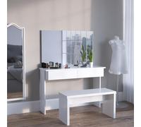 Vicco tavolo da toeletta Azur, Bianco, 120 cm senza specchio