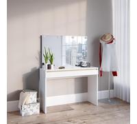 Vicco tavolo da toeletta Emma, Bianco, 120 cm con illuminazione a LED