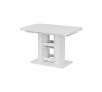 Vicco Tavolo pranzo allungabile Fenaro, Bianco, 120-160 x 80 cm