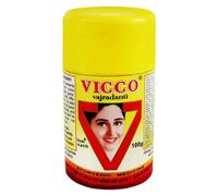 Vicco Vajradanti Ayurvedic Tooth Powder combatte l'alito cattivo germe 100 g