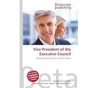 Vice-President of the Executive Council: Federal Executive Council, Governor-General