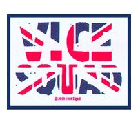 Vice Squad - Patch Union Jack Logo (in 10 cm x 8 cm)