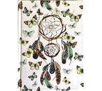 Viceni Maturi Diario A5 con copertina rigida, design acchiappasogni con dettagli in lamina d'oro e finitura lucida