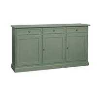 Vicentini arreda CREDENZA MADIA BUFFET 3 ANTE MOD MARTINI VERDE SALVIA