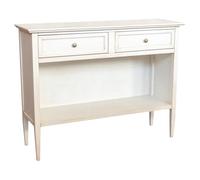 Vicentini arreda CREDENZA MADIA BUFFET APERTA MOD SPILLO SHABBY CHIC BIANCO ANTICATO