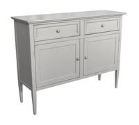 Vicentini arreda CREDENZA MADIA BUFFET MOD SPILLO SHABBY CHIC GRIGIO ANTICATO CON 2 ANTE
