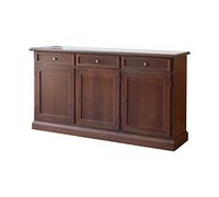 Vicentini arreda CREDENZA MADIA IN LEGNO NOCE ARTE POVERA, MIELE, BIANCO, ANTICATO (noce arte povera)