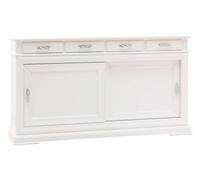 Vicentini arreda CREDENZA MADIA IN LEGNO SHABBY CHIC 2 ANTE SCORREVOLI
