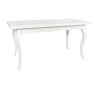 Vicentini arreda TAVOLO PROVENZALE ALLUNGABILE IN LEGNO LEGNO PROVENZALE BIANCO CON BASAMENTO DRITTO (120x80 (200))