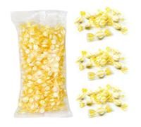 VICENTINI Mini Caramelle Senza Zucchero al LIMONE - 2 Buste da 500g - Le Mini Compresse Senza Zucchero e Senza Glutine - Non contengono Allergeni e Aspartame ~ 900 Caramelle -