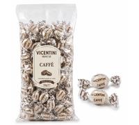 Vicentini Mini SZ Caffè 1Kg Caramelle Dure Al Caffè Incartate Singolarmente