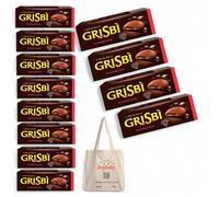 Vicenzi Grisbi Cioccolato 150 gr Italia, 12 X barrette di cioccolato + SHOPPING BAG JOYTALY