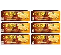 Vicenzi Grisbi Limone - 6 barrette da 150 g, per biscotti, crema di limone, limone, 6 pezzi