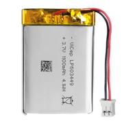 ViCep 1100mAh 603449 Batteria Lipo ricaricabile da 3,7V con connettore JST-PHR-02 a 2 pin Dispositivo wireless - Confermare le dimensioni e la polarità prima dell'acquisto