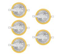 ViCep 5-Pack CR2025 Batterie a linguetta 3V 2025 con linguette a saldare Batteria cartuccia Gameboy Color Batteria GBC Sostituzione Gameboy Salva Batteria